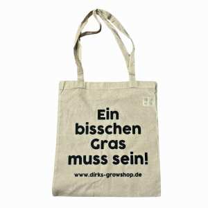 Jutebeutel von Dirks Growshop | Ein bisschen Gras muss...