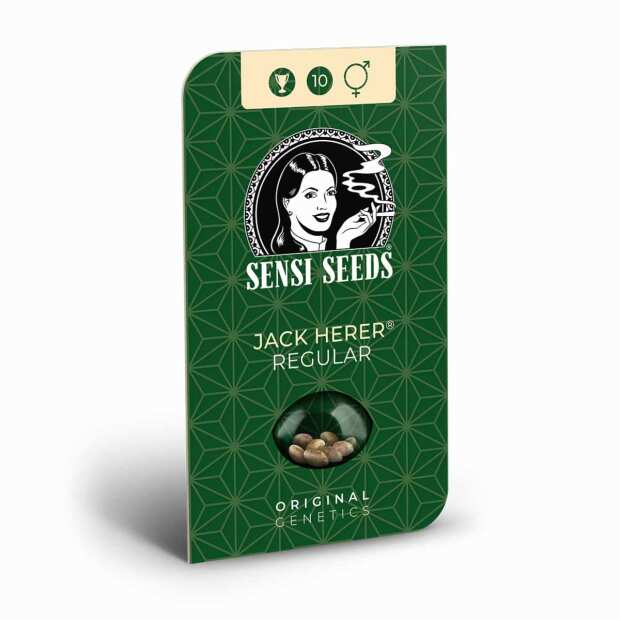 Jack Herer Regular | Reguläre Cannabissamen von Sensi Seeds | 10 Hanfsamen